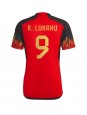 Moški Nogometna dresi replika Belgija Romelu Lukaku #9 Domači SP 2022 Kratek rokav